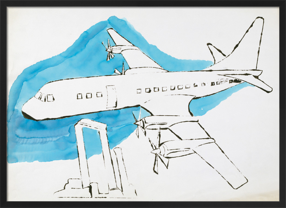 Airplane c. 1959/ウォーホル/ポスター Airplane c. 1959（アンディ ウォーホル） ポスター販売のアズ