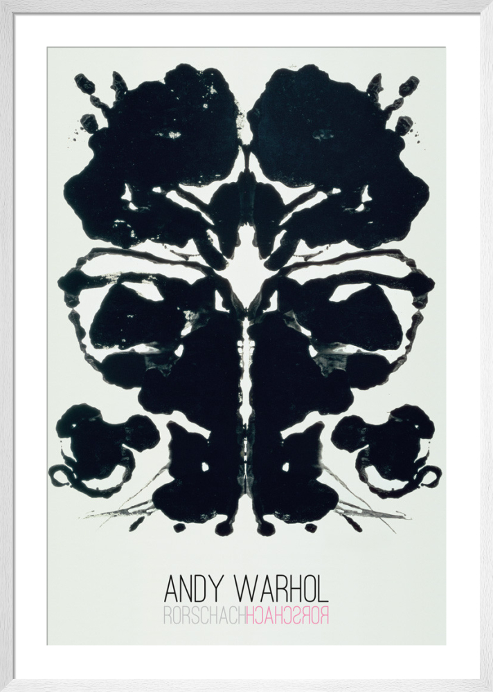 ANDY WARHOL、#5 Rorschachmalningar Rorschach, 1984 Poster by Andy Warhol | King & McGaw