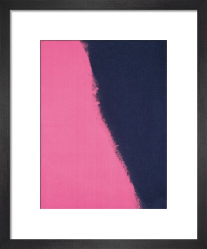 Shadows II, 1979 (black & pink detail) by Andy Warhol