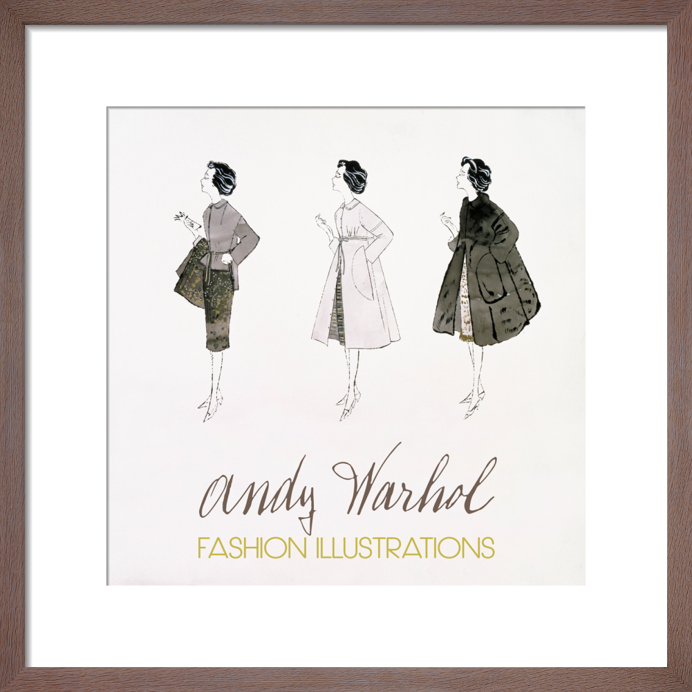 額装済マット作品/Three Female Fashion(ウォーホル) si-435058.jpg_ihcm-29.40_iwcm-