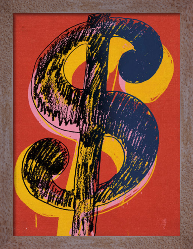 額装品⁄Dollar Sign 1981⁄アンディ ウォーホル アートポスター