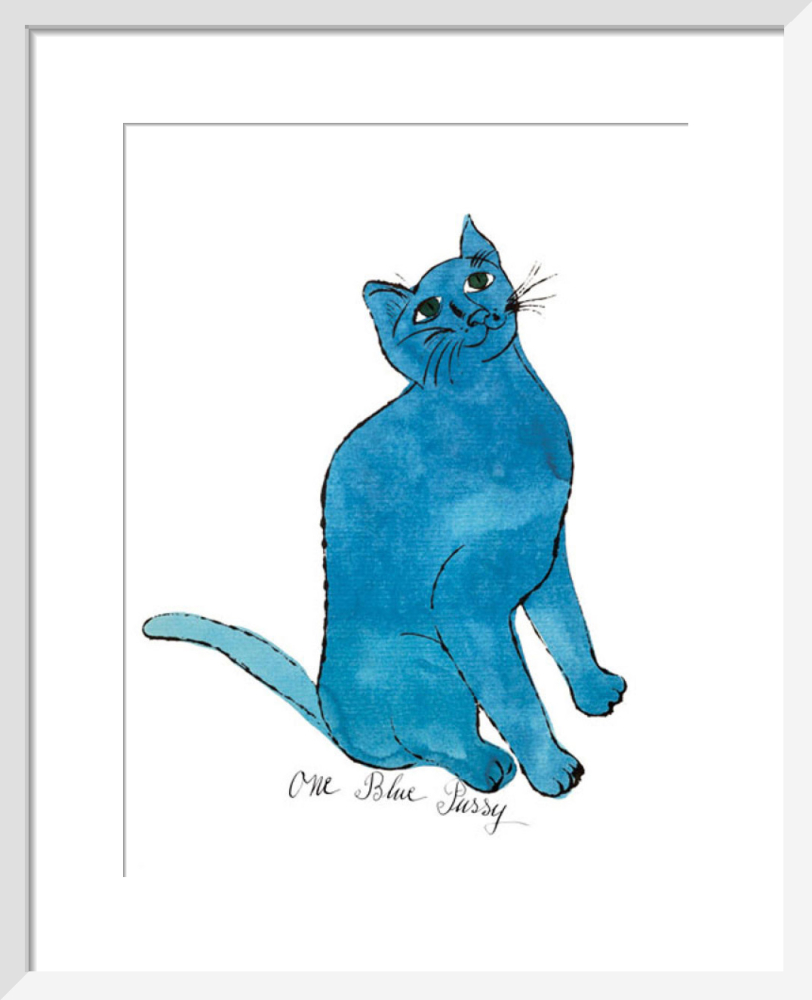 One Blue Pussy, c.1954 Poster by Andy Warhol | King & McGaw