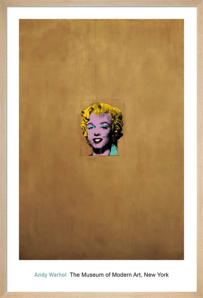 Gold Marilyn Monroe, 1962 Poster by Andy Warhol | King & McGaw