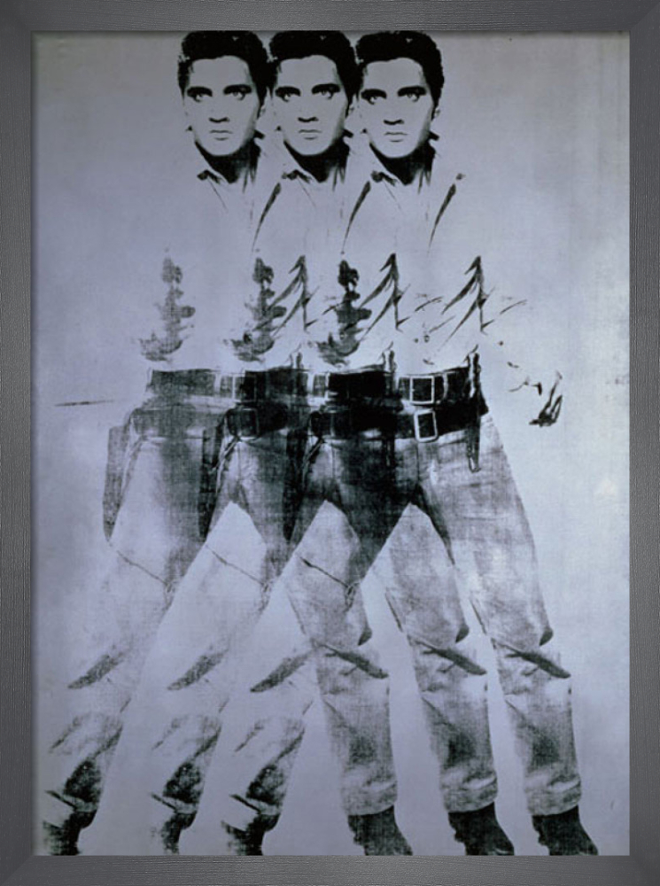 Elvis, 1963 (triple Elvis) Poster by Andy Warhol | King & McGaw