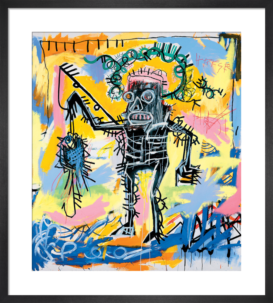 Unaltd (Fishing) 1981 Art Print by Jean-Michel Basquiat | King