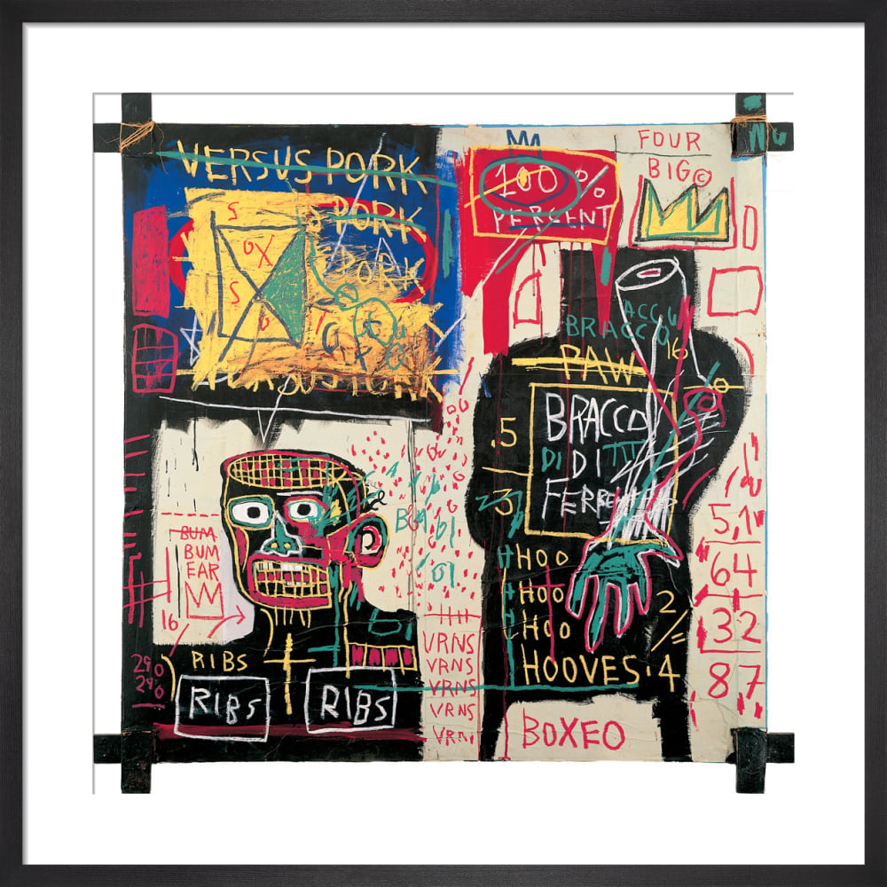 Macadam Spole tilbage Rig mand The Italian version of Popeye has no Pork in his Diet, 1982 Art Print by  Jean-Michel Basquiat | King & McGaw