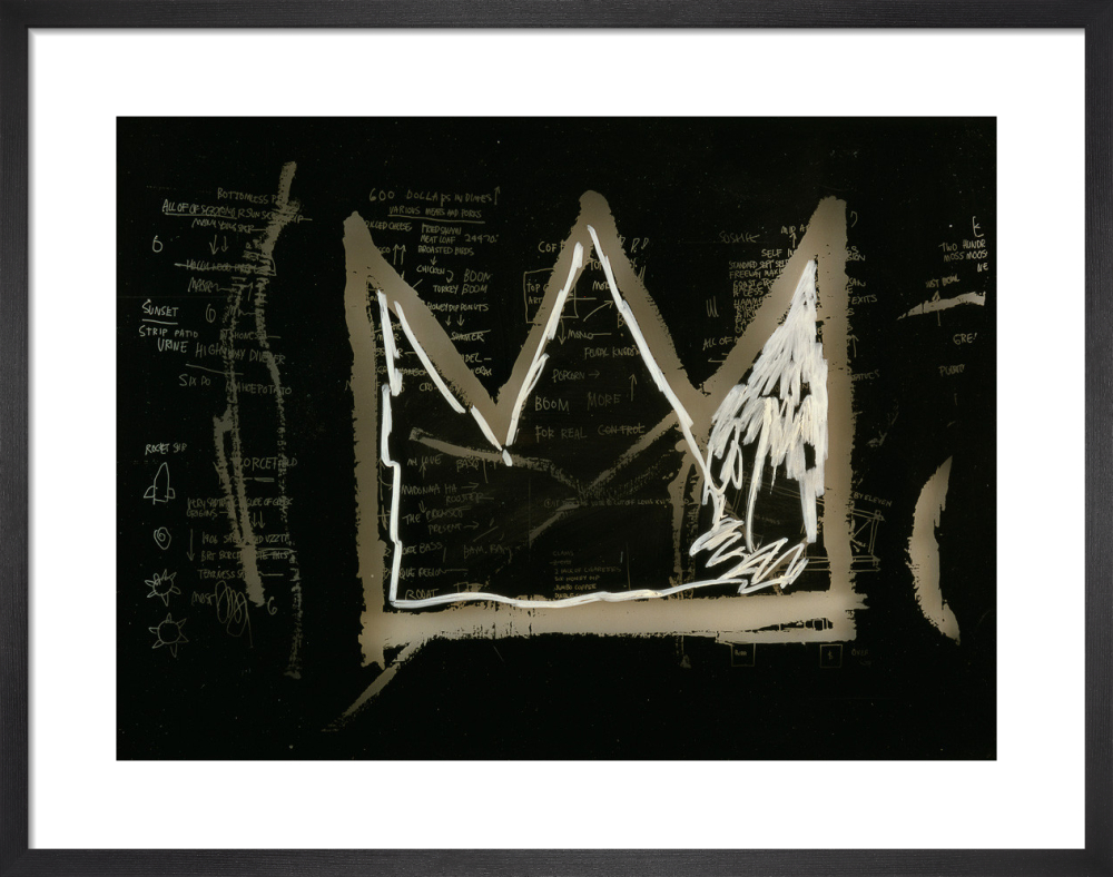 600 Dollars in Dimes (detail) 1982-3 Art Print by Jean-Michel Basquiat ...