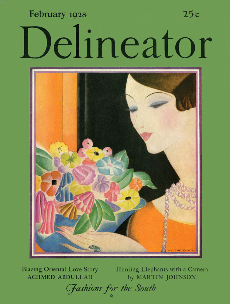 Delineator, February 1928 Art Print by Helen Dryden | King & McGaw