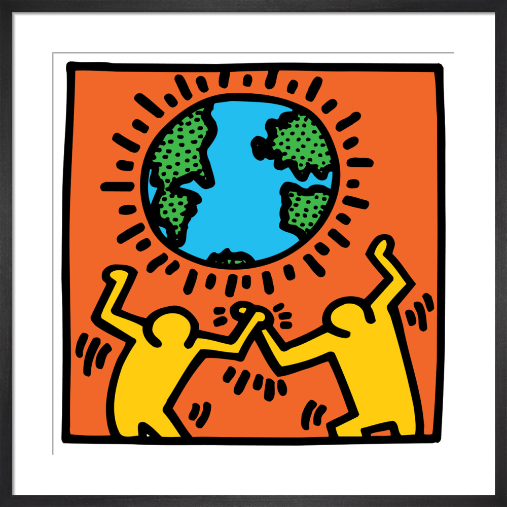 Untitled, (world) Art Print by Keith Haring | King & McGaw