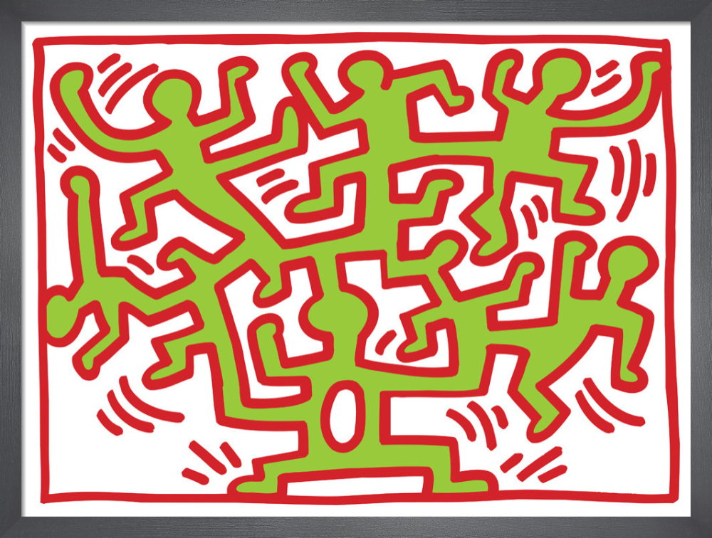 Growing, 1988 by Keith Haring - art print from King & McGaw