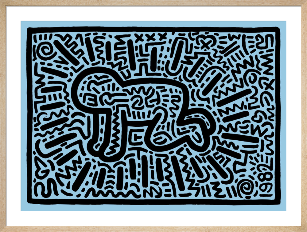 額装済/Radiant Baby/キース ヘリング/アートポスター Radiant Baby (ポスター)Radiant Baby (poster)|キース