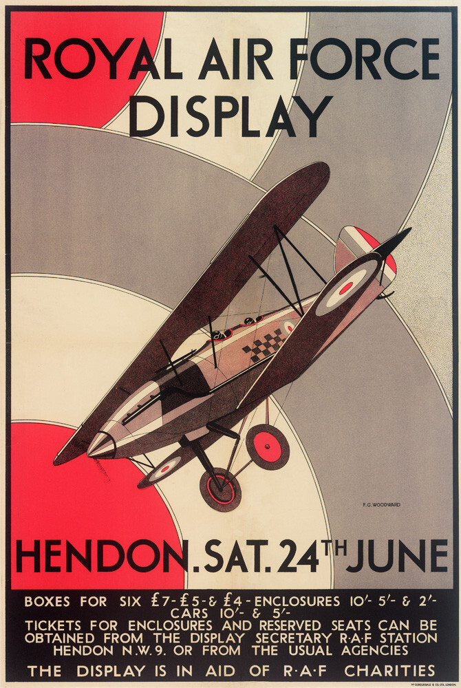 Royal Air Force Display, Hendon, 1933 Art Print by Royal Aeronautical ...