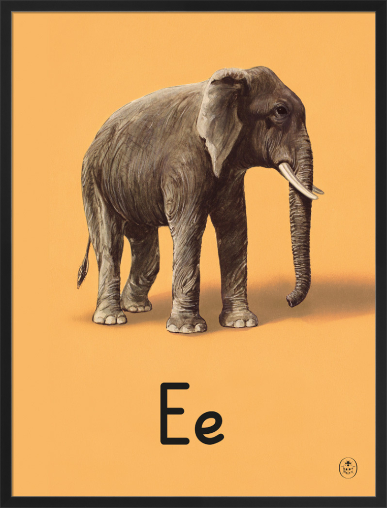 E is for elephant Art Print by Ladybird Books' | King & McGaw