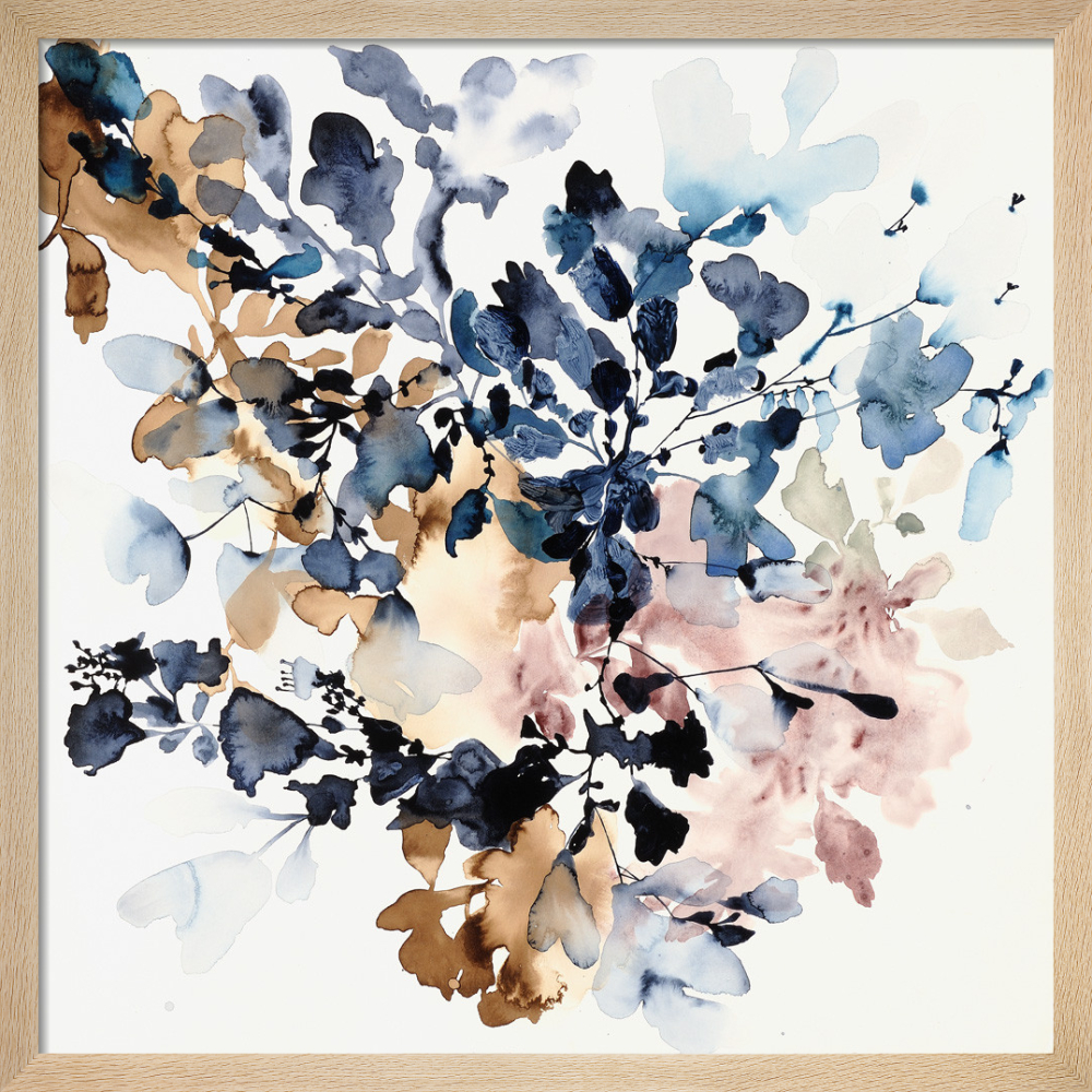 Indigo Rock 17 Art Print by Jen G | King & McGaw