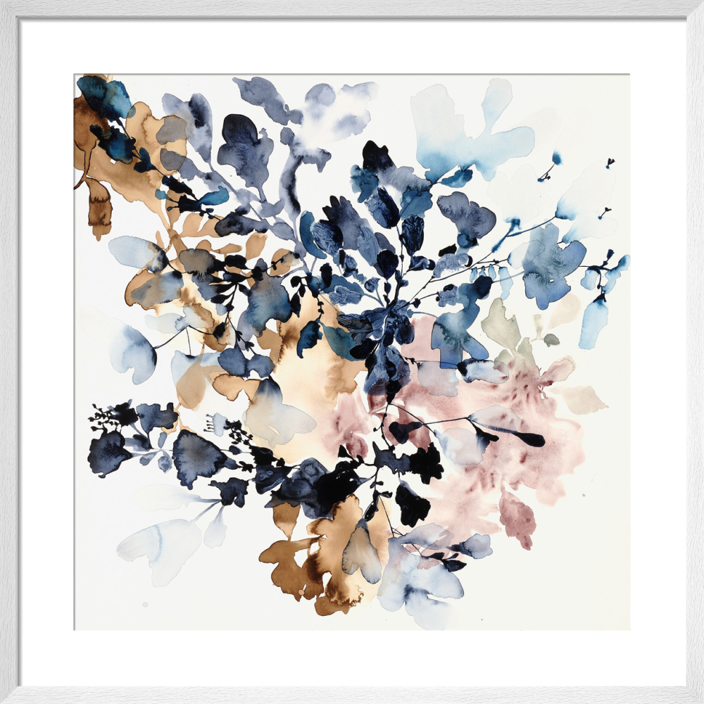 Indigo Rock 17 Art Print by Jen G | King & McGaw