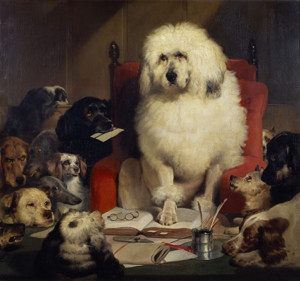 Landseer best sale dog painting