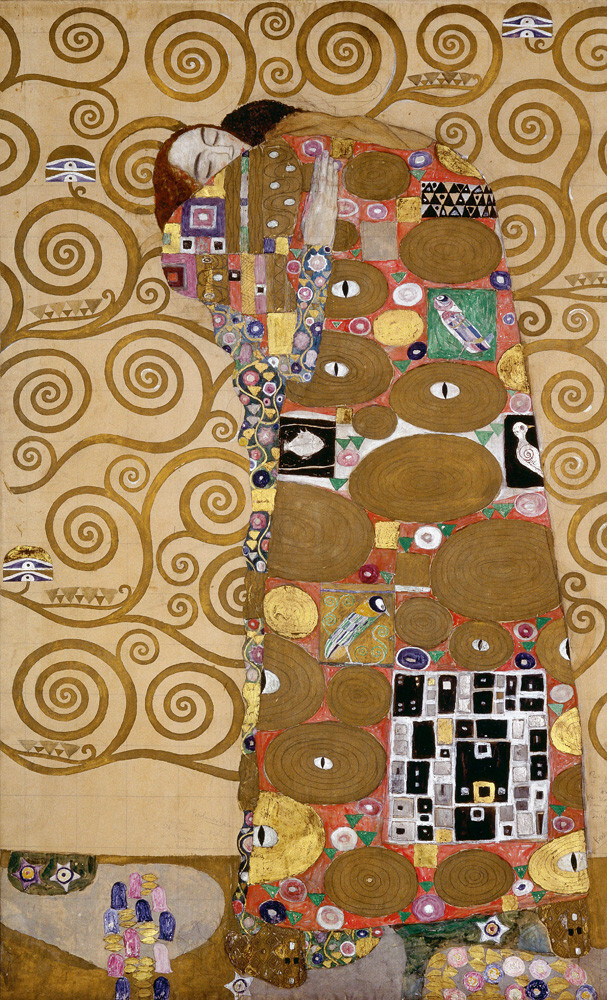 the embrace by gustav klimt