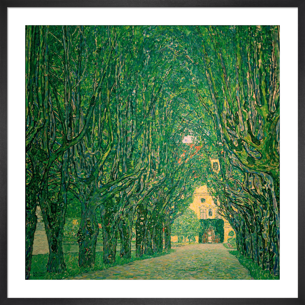 Avenue in the park of Schloss Kammer, 1912 Art Print by