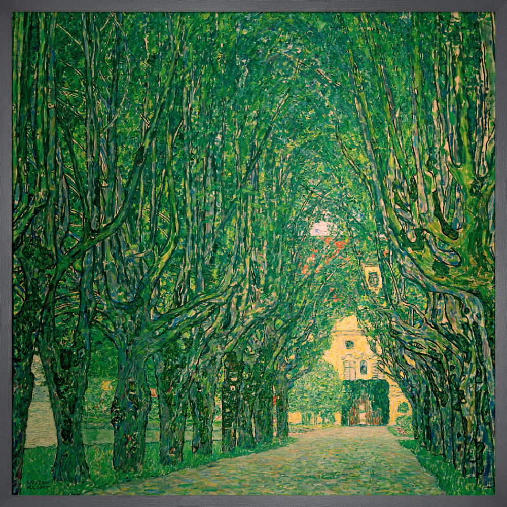 Avenue in the park of Schloss Kammer, 1912 Art Print by