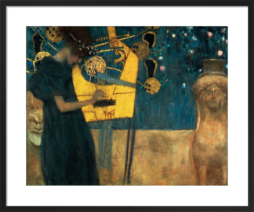 The Music, 1895 Art Print by Gustav Klimt | King & McGaw