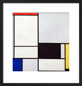 Tableau II, 1921-25 Art Print by Piet Mondrian | King & McGaw