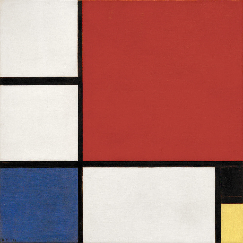 Composition II, 1929 Art Print by Piet Mondrian | King & McGaw