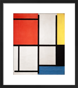 Composition No.8, 1939-42 Art Print by Piet Mondrian | King & McGaw
