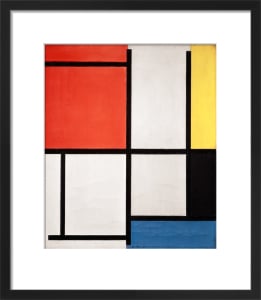 Tableau II, 1921-25 Art Print by Piet Mondrian | King & McGaw