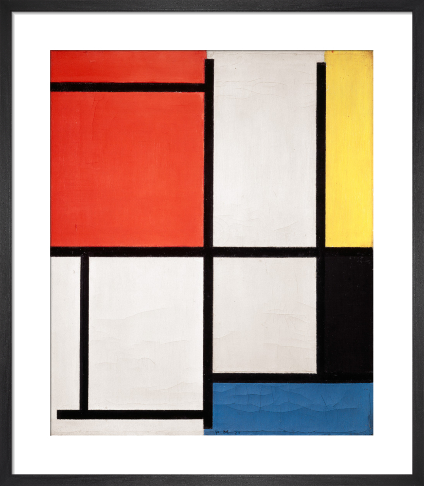 Composition, 1921 Art Print by Piet Mondrian | King & McGaw