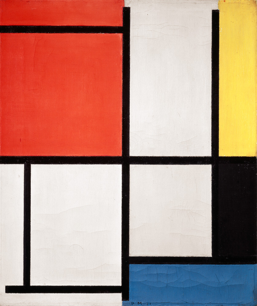 Composition, 1921 Art Print by Piet Mondrian | King & McGaw