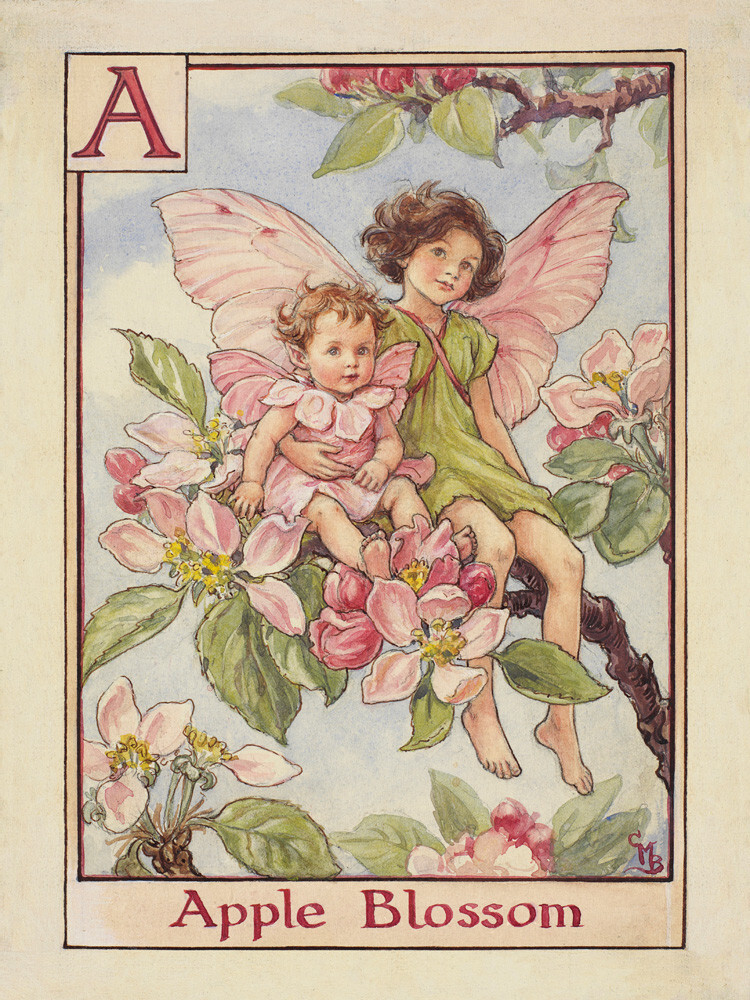 『Apple Blossom & Princess.*』シーグラスアート Apple Blossom & Princess.*』シーグラスアート