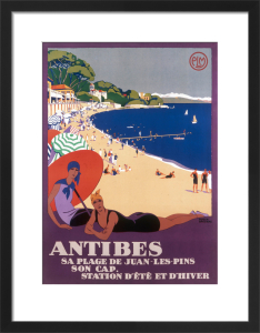 Summer on the French Riviera, 1930 Art Print by Roger Broders | King ...