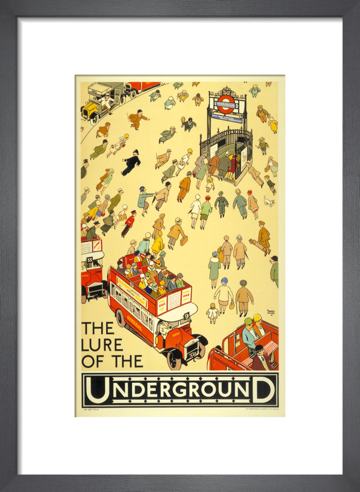 The Lure of the Underground, 1927 Art Print by Alfred Leete