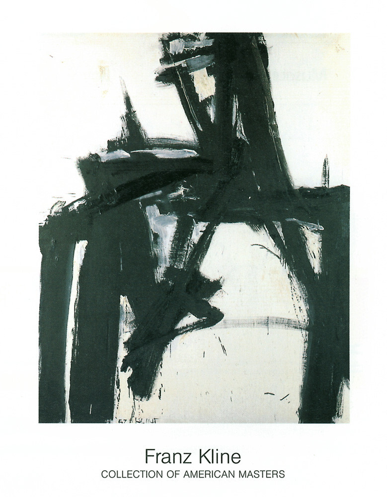 Untitled, 1957 Rare Poster by Franz Kline King & McGaw