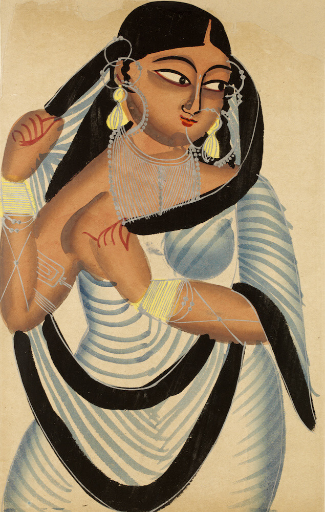 A Bengali courtesan, c.1890 Art Print from V&A King & McGaw