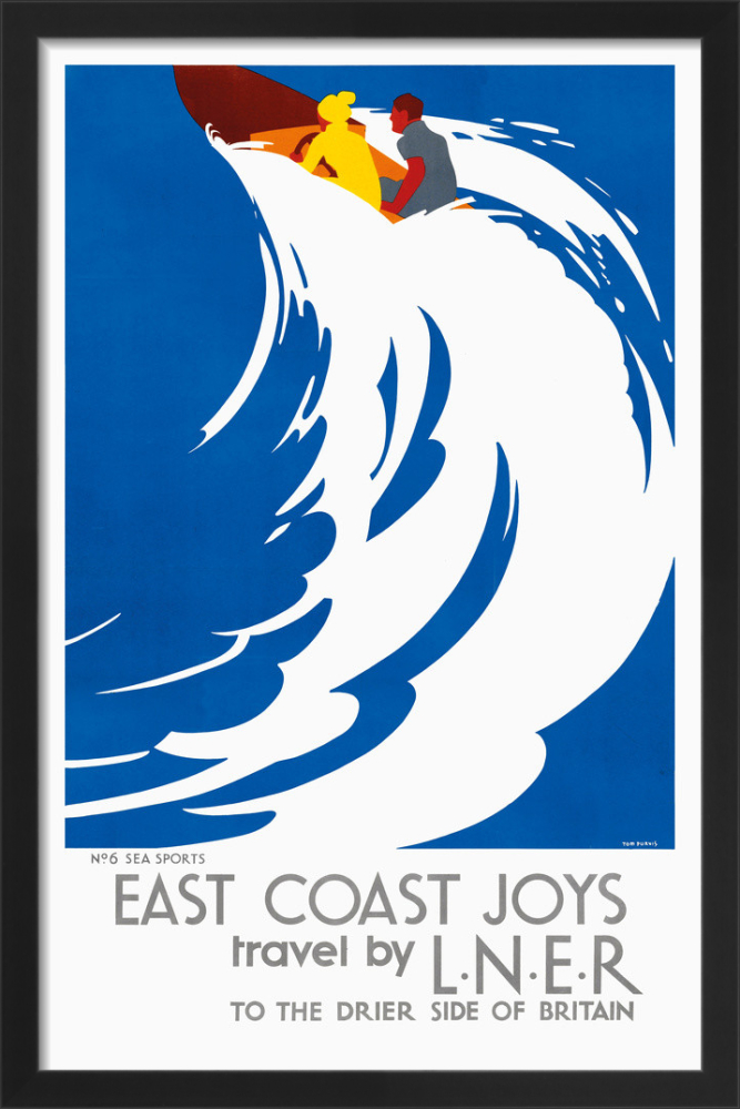East Coast Joys, No 6 Art Print by Tom Purvis | King & McGaw