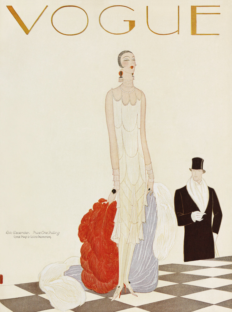 Vogue Late December 1925 Art Print by Eduardo Benito | King & McGaw