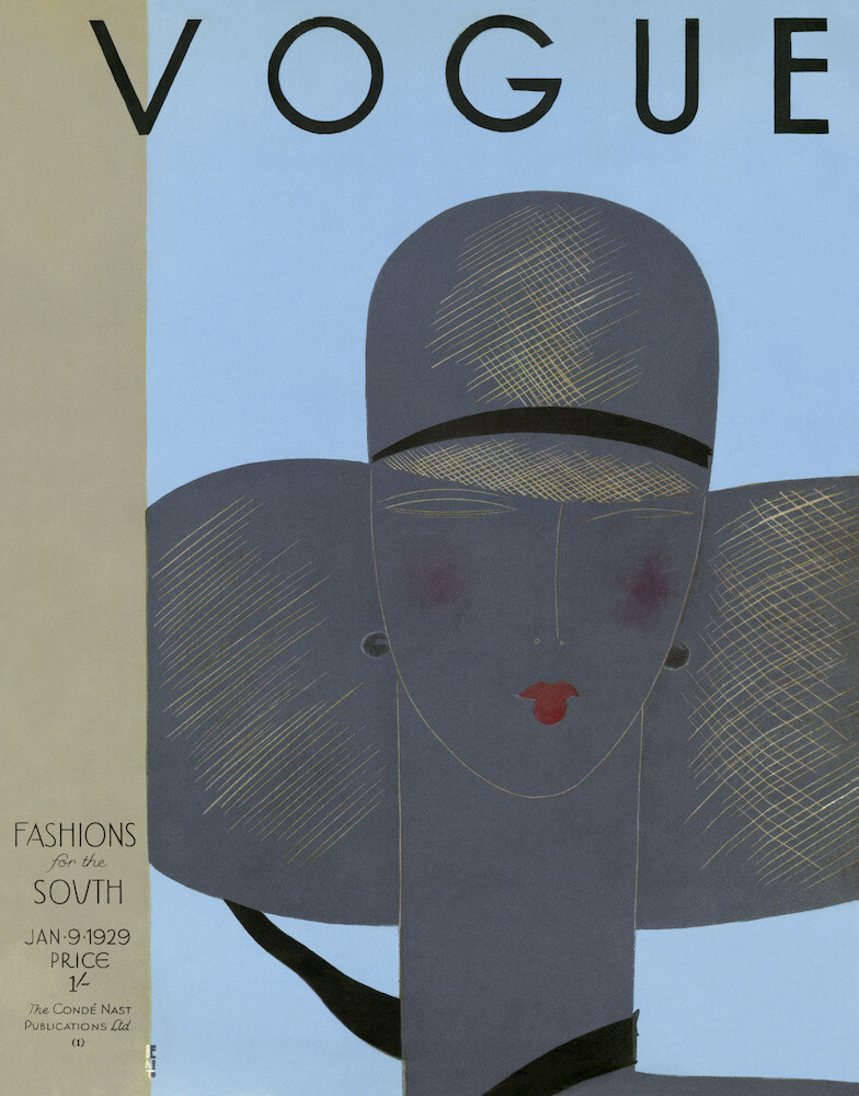 Vogue 9 January 1929 Art Print by Eduardo Benito | King & McGaw