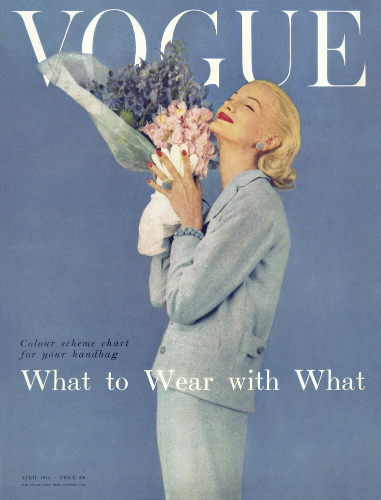 ヴィンテージ雑誌】VOGUE APRIL 1955年 ヴォーグ 希少