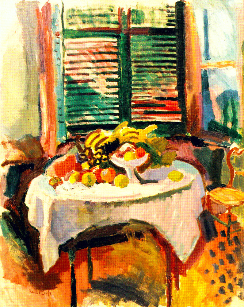 Raoul Dufy、NATURE MORTE、海外版超希少レゾネ Nature Morte aux Volets Clos Art Print by Raoul Dufy | King & McGaw