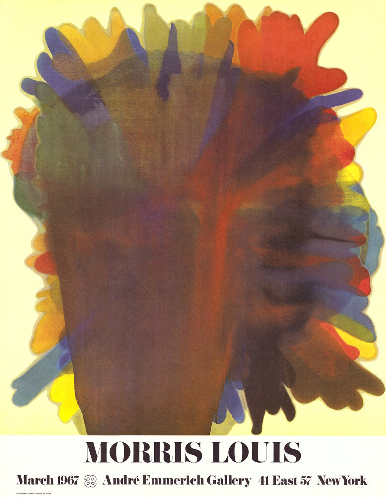 Andre Emmerich Gallery, 1967 Rare Poster by Morris Louis | King & McGaw