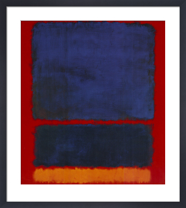 Green Red on Orange Art Print by Mark Rothko | King & McGaw