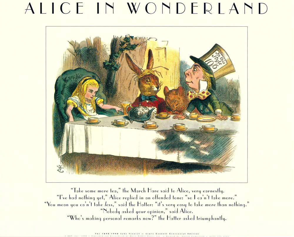 Alice III (Mad Hatter) Art Print by Sir John Tenniel | King & McGaw