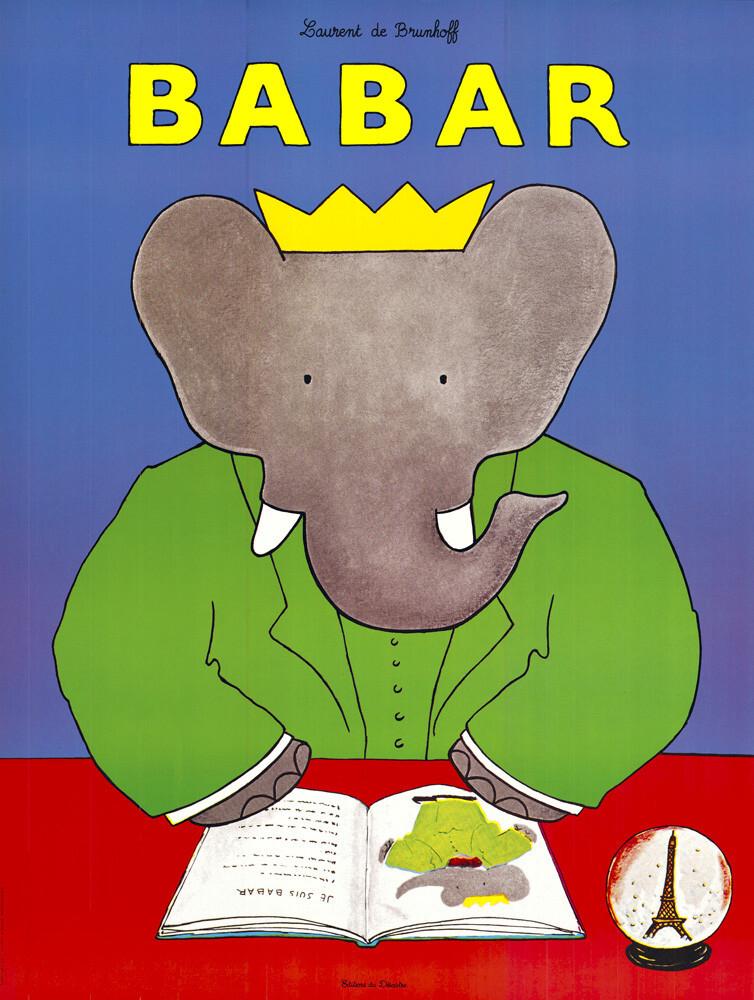 Babar Art Print by Laurent de Brunhoff | King & McGaw