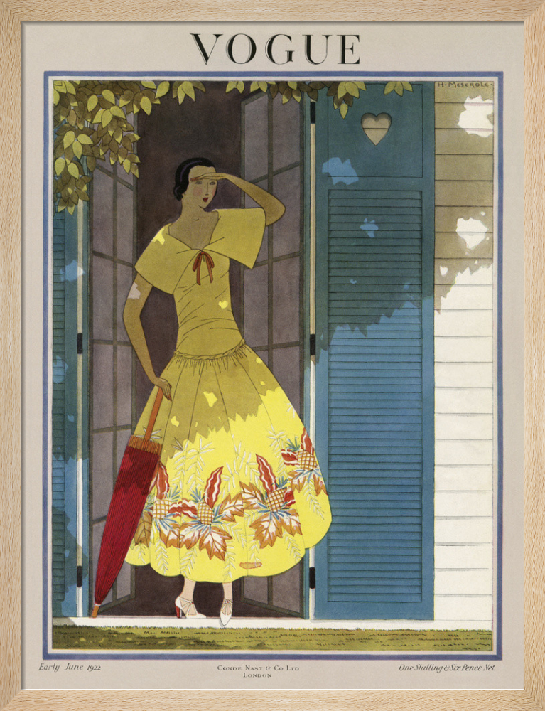 額装品/June 1991 (Vogue cover)（ヴォーグ） 1991 Vogue Magazine