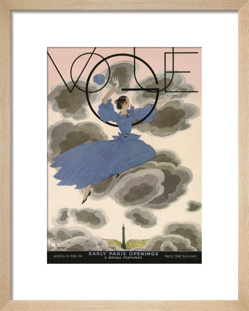 VOGUEポスター Vogue March 1933 Art Print by Alex Zeilinger | King & McGaw