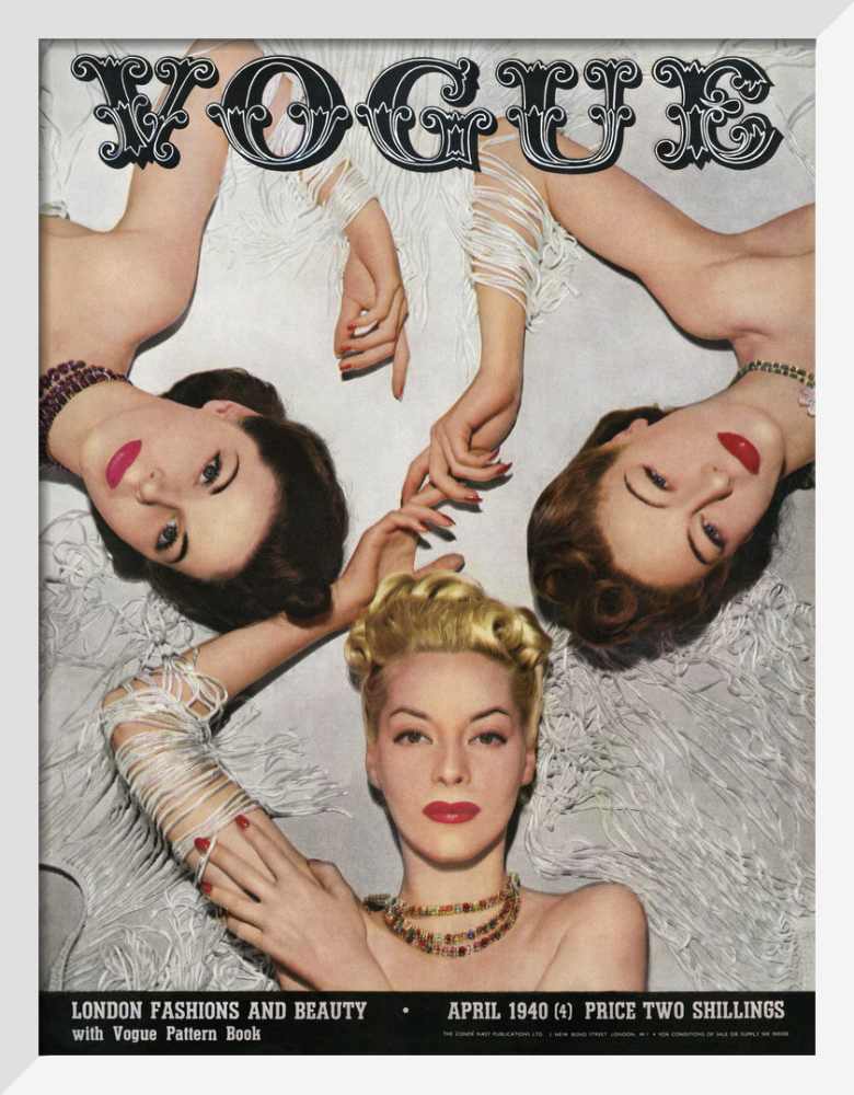 VOGUE 1951 ポスター Vogue April 1940 Art Print by Horst P. Horst | King & McGaw
