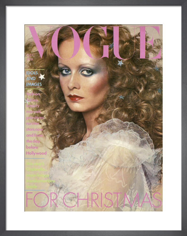 Twiggy, Vogue December 1974 Art Print by Barry Lategan | King & McGaw