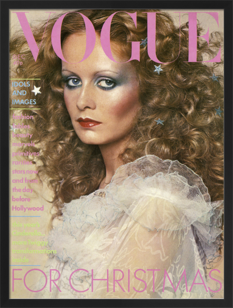 Twiggy, Vogue December 1974 Art Print by Barry Lategan | King & McGaw