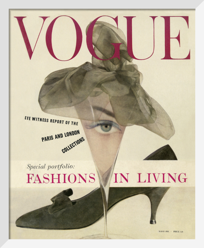 Vogue March 1958 Art Print by John Rawlings | King & McGaw